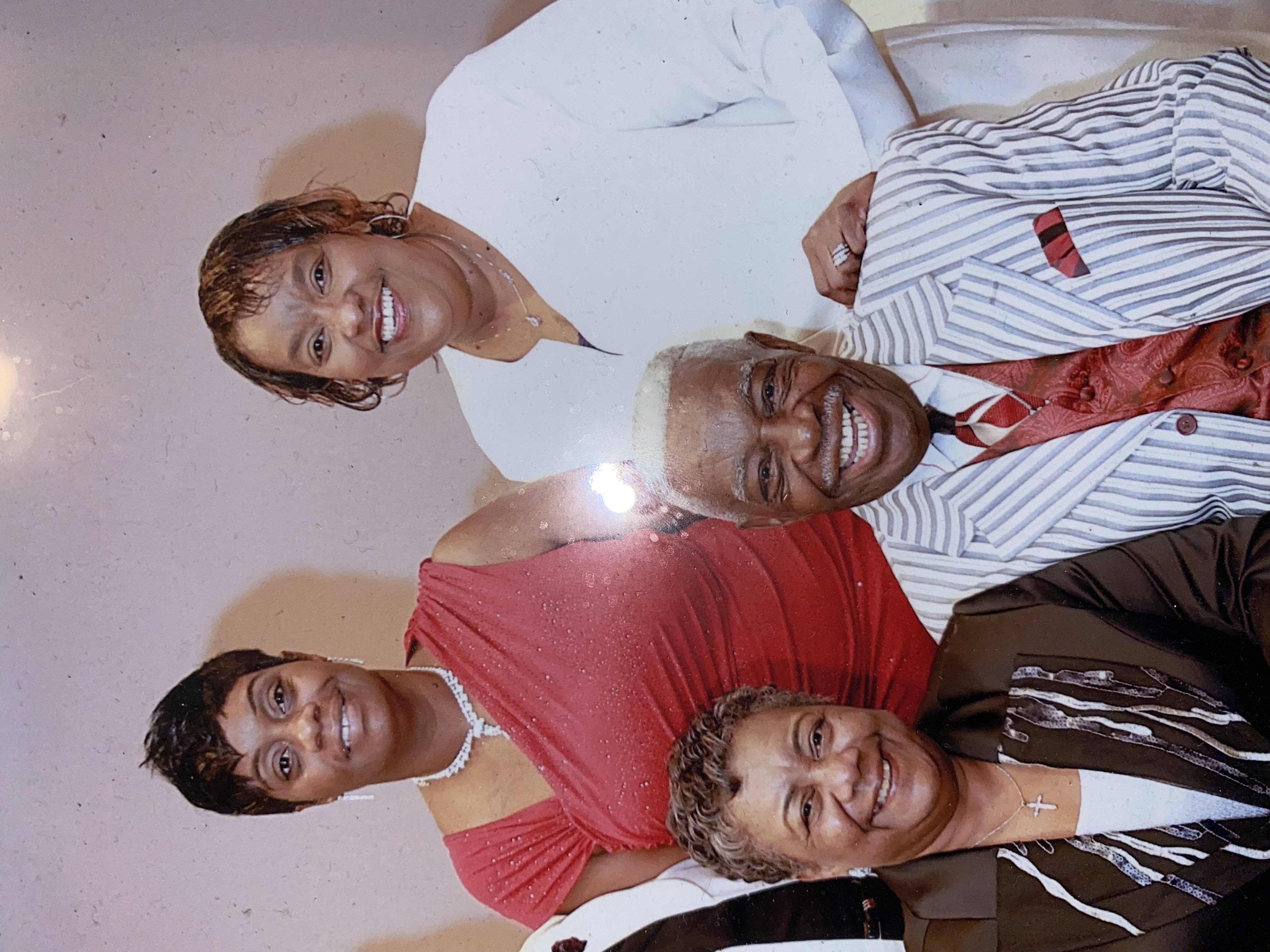 Pastor Alphonse Certain with members of New Zion